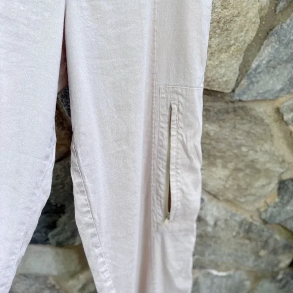 Jason Wu Linen Neutral Cargo Pants Medium - Picture 4 of 6